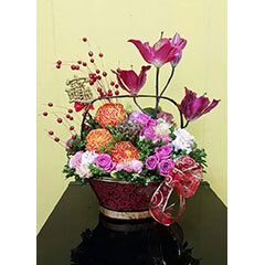 精緻桌花/一盆~3